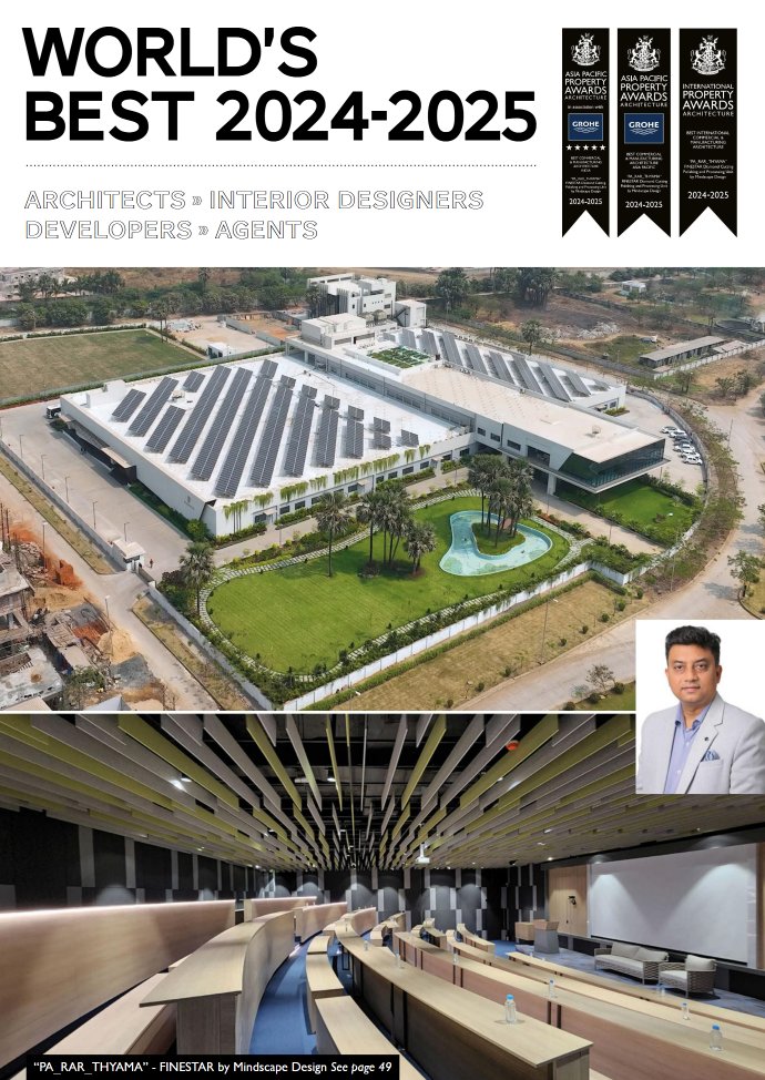 We are proud to announce that we are the only Indian firm to be featured on the cover page of WORLD'S BEST 2024-2025 IPAX Magazine.

issuu.com/intprop/docs/w…
<a href="/Property_Awards/">International Property Awards</a>