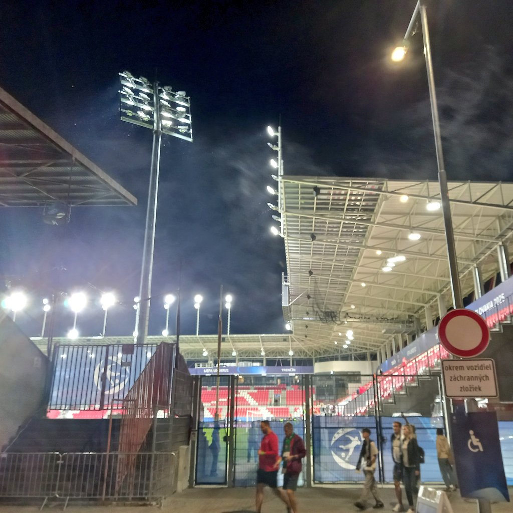 Štadión Sihoť, the home of AS Trenčín 🇸🇰 #Slovakia #FloodlightFriday