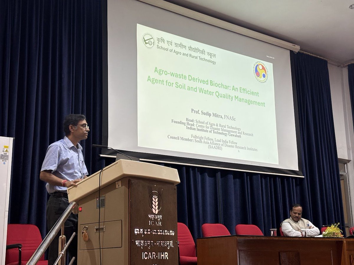 ICAR-IIHR (@icar_iihr) on Twitter photo ā
The #ArkaTalkSeries at @ICARIIHR featured thought-provoking lectures today by Prof. Sudip Mitra & Prof. Latha Rangan from <a href="/IITGuwahati/">IIT Guwahati</a>.
Topics spanned #Biochar for soil-water management & plastome mining in Alpinia nigra.
Grateful for their inspiring insights! šæ ā
The #ArkaTalkSeries at @ICARIIHR featured thought-provoking lectures today by Prof. Sudip Mitra & Prof. Latha Rangan from <a href="/IITGuwahati/">IIT Guwahati</a>.
Topics spanned #Biochar for soil-water management & plastome mining in Alpinia nigra.
Grateful for their inspiring insights! šæ