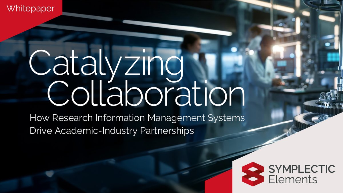 Symplectic's tweet image. Our whitepaper on how RIMS foster academic–industry partnerships is packed with insights & real-world examples from UofT & OIEx.
Perfect for your weekend reading list:
ow.ly/kKTc50Wp14p
