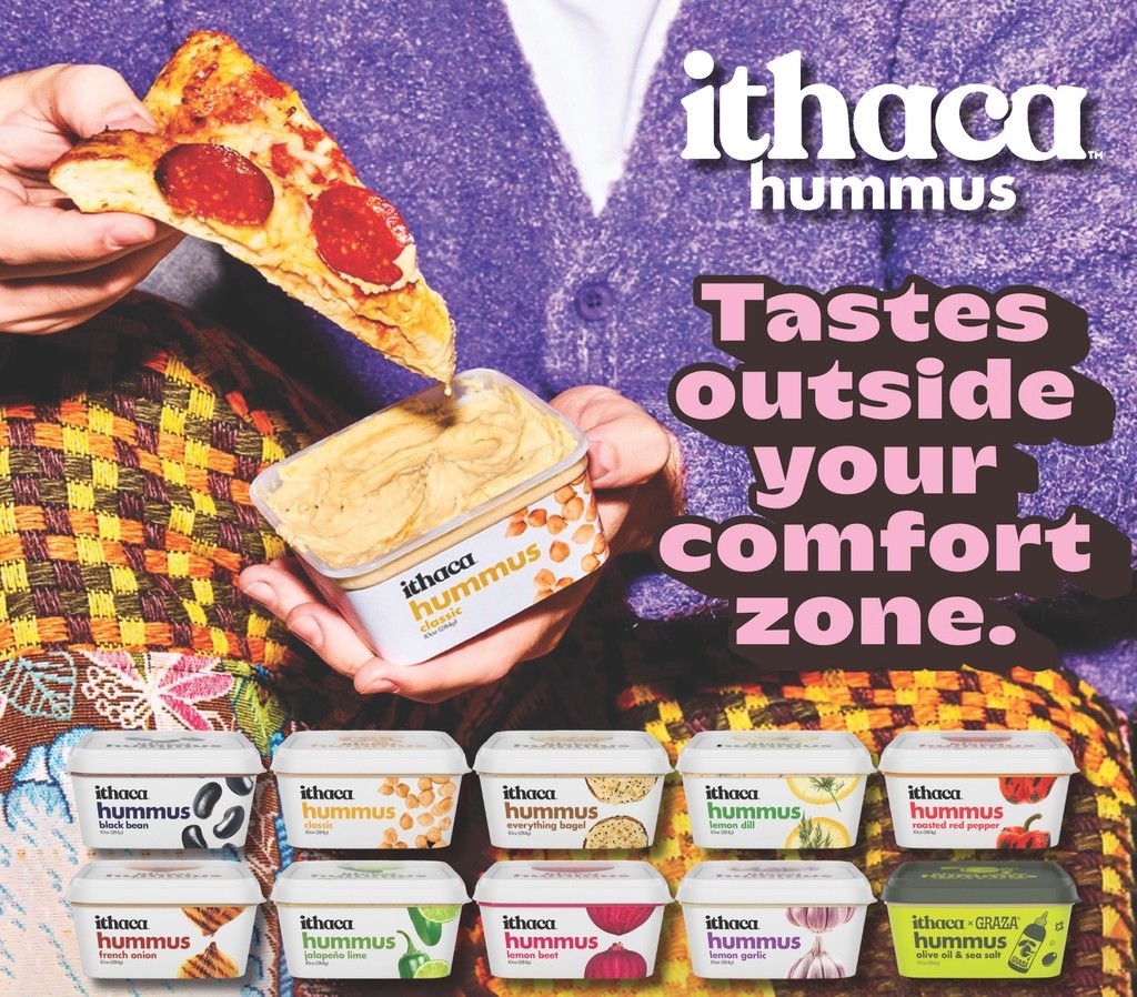 Transform your meals with the creamy goodness of Ithaca Hummus!

Whether you're making a quick lunch wrap, a vibrant salad bowl, or simply snacking with crackers, Ithaca Hummus adds that extra burst of flavor and protein. Find your favorite variety today!