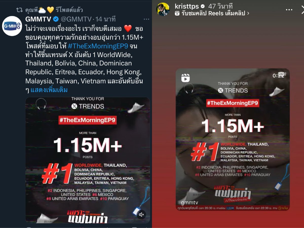 a_aomjaiii's tweet image. น้องพีน่าร๊ากกกจังเลยคร้าบ 🥰
ขอบคุณที่แวะมาเล่นกับพวกเราตลอดเลยนะคร้าบ ซีรี่ส์จะจบแล้วอดเห็นความน่ารักติดแกรมของปฐพีต่อเลย งื้อ 🥺

#TheExMorningEP9 
#คริสสิงโต #สิงโตคริส