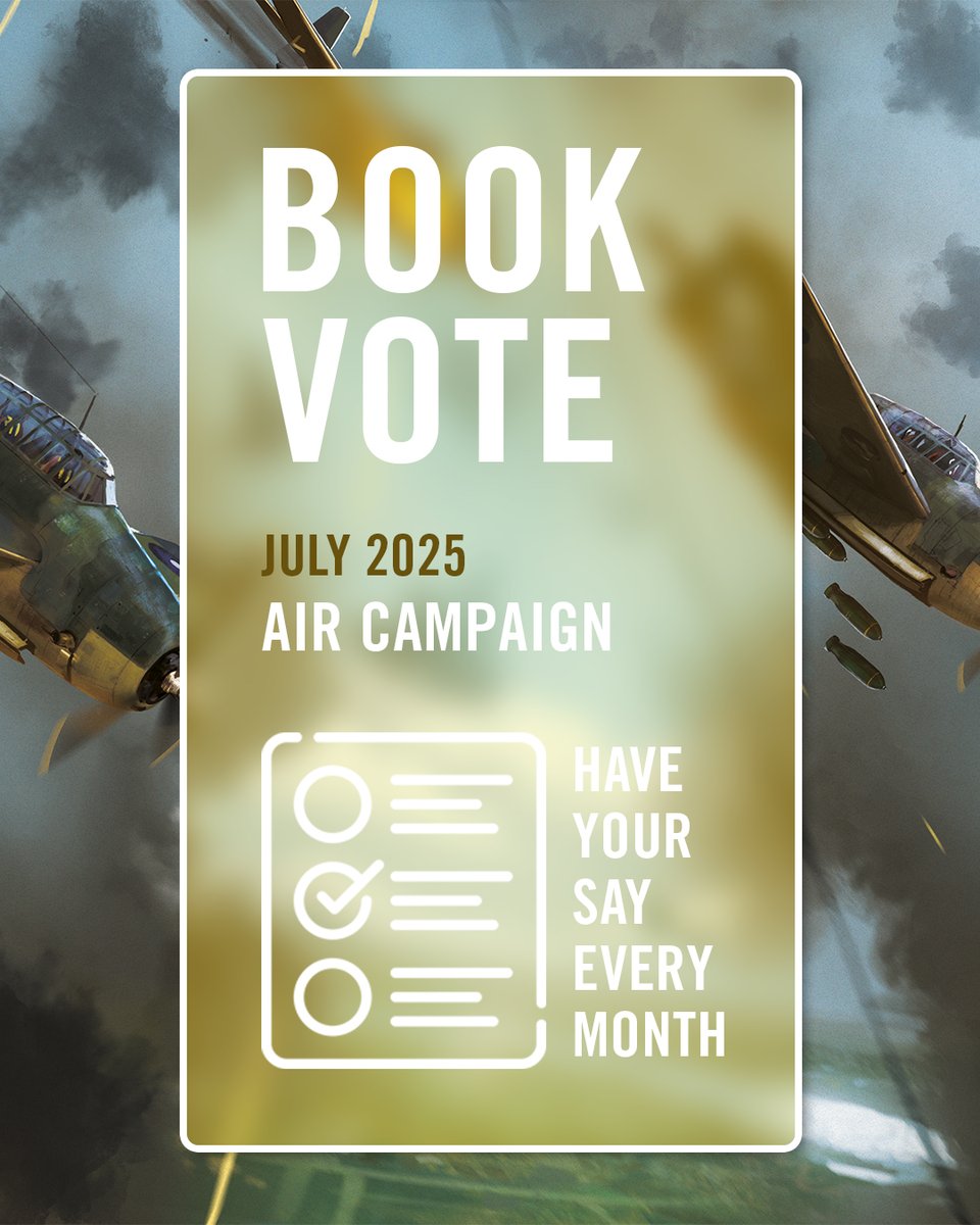 OspreyBooks's tweet image. July 2025 Book Vote: Air Campaign
Have your say by filling out the form on the website.
Last month, we asked what you would like to see published in our Combat series. The winner was French Soldier vs Prussian Soldier: Franco-Prussian War 1870–71 with 24% of the vote.