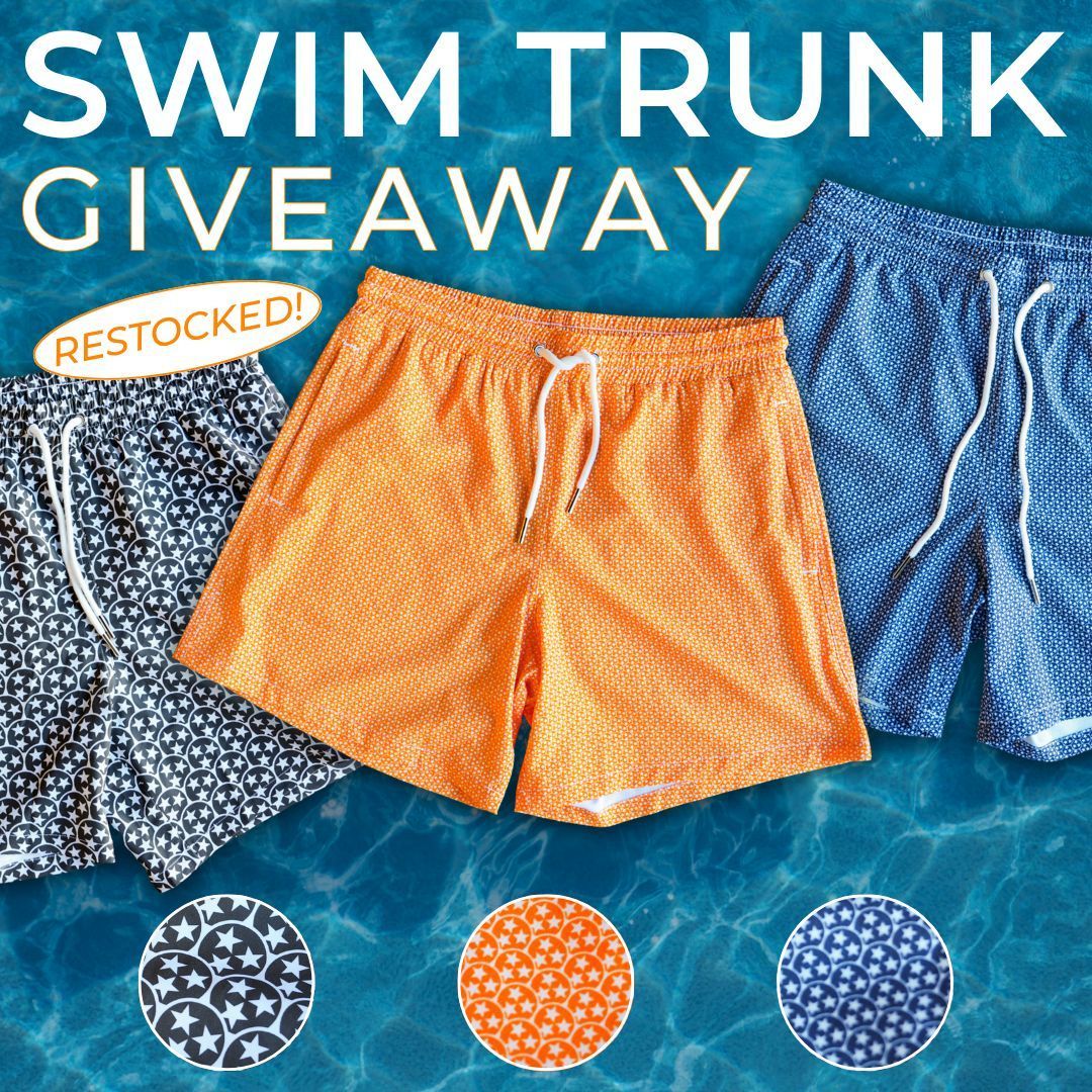 Swim Trunk GIVEAWAY!! All colors &amp; sizes are restocked of our top-selling All Star Swim Trunks, so we are going to give one pair away! Follow the directions below to participate:

Steps:
1. Follow @Vol_trad and Retweet!
2. Wait to hear from us on Monday!