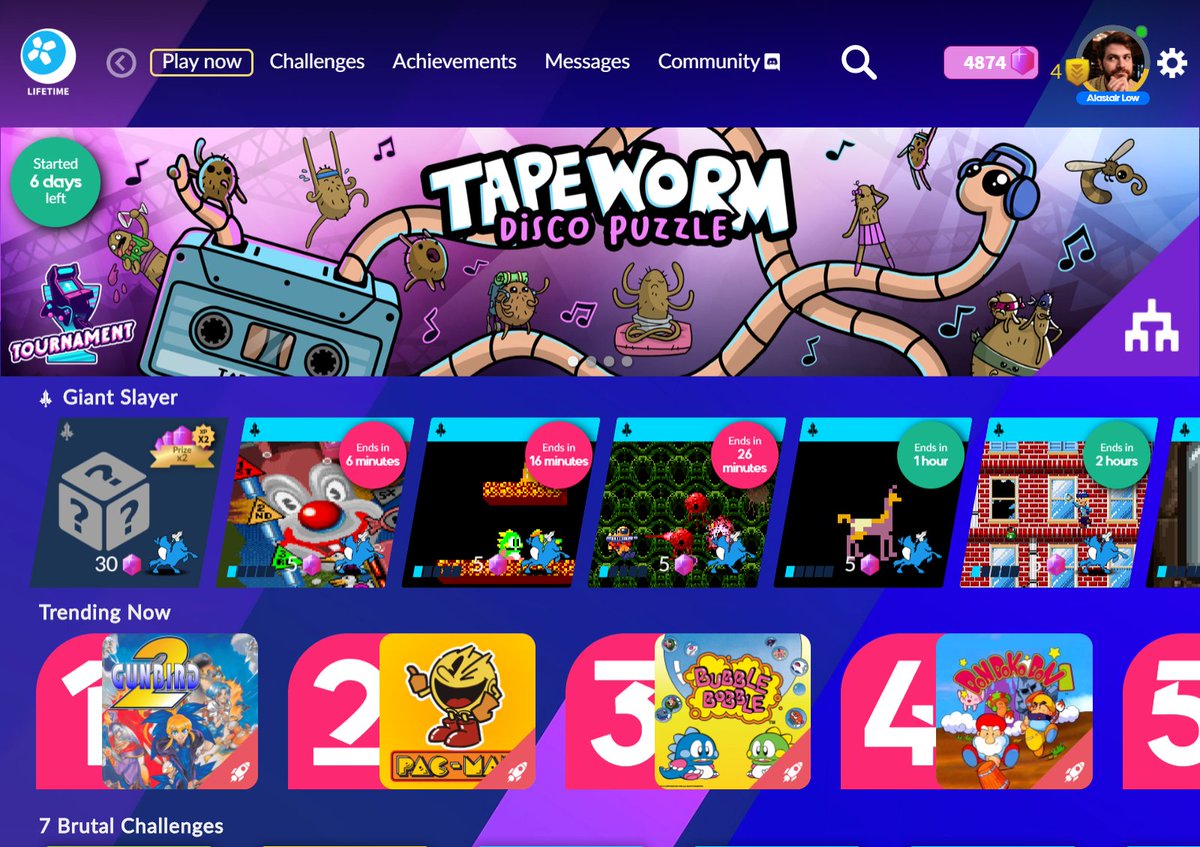 Wallmasterr's tweet image. got a massive challenge banner on the #antstream app for tapeworm :)
antstream.com
#tapeworm #flea #nesdev #indiegame