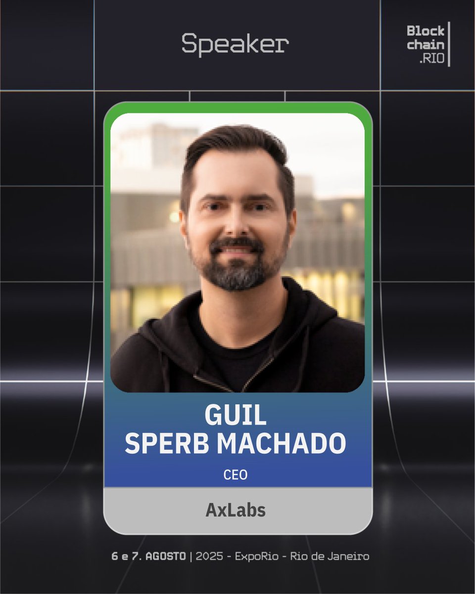 blockchain_rio's tweet image. 🚀Join Guil Sperb Machado, PhD &amp;amp; Neo Council Member, at #BlockchainRIO2025! Driving innovative EVM features.