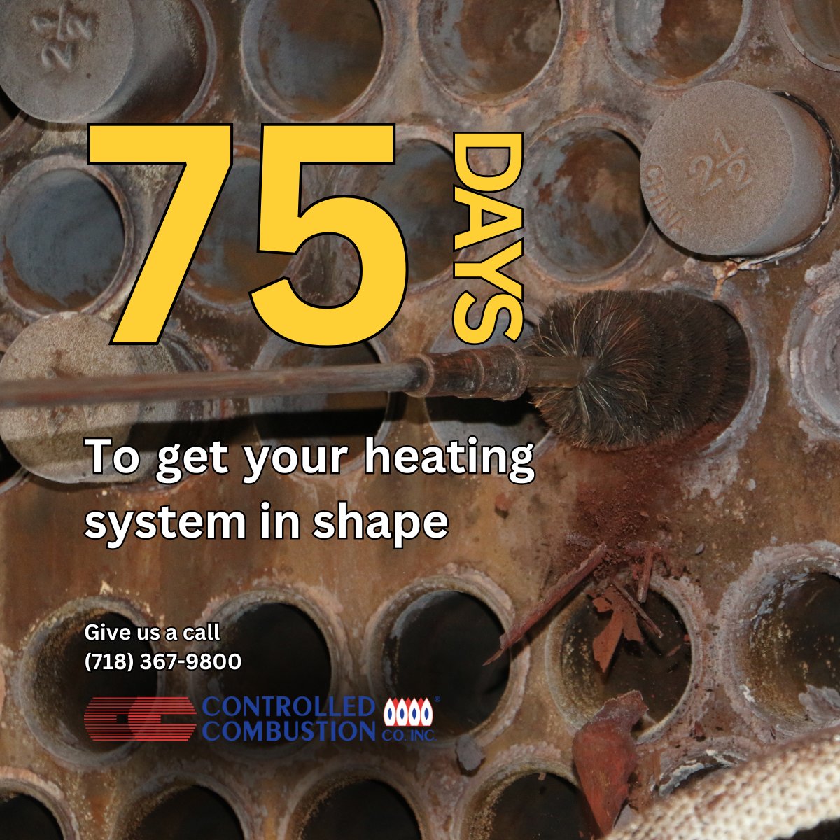 Time is ticking! It'll be time to fire up those boilers before you know it. So don't wait until the last minute, call us today to schedule maintenance and repairs. We'll help you start the heating season right 😎 🔥 🔧