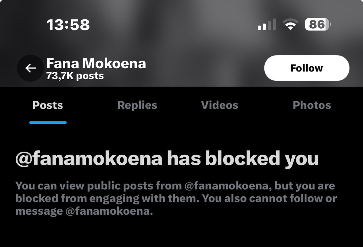 LindoMyeni's tweet image. Fana Mokoena blocked me for using this memeβ¦ π
