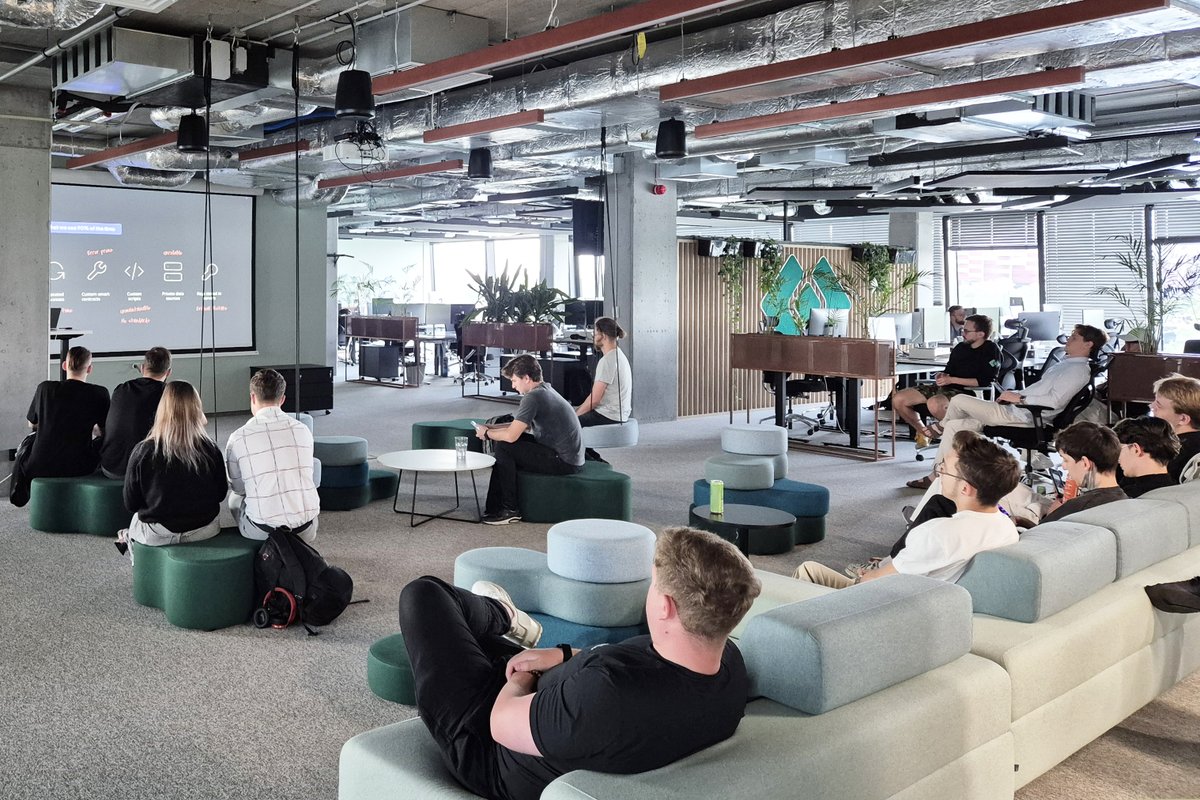 ETHWarsaw's tweet image. Yesterday was intense π₯
We kicked off with the @ETHGlobal Coworking Day at our brand new space, Kolektyw3. Builders came to hack, hang, and share what theyβre working on β‘οΈ
Then we threw a party to celebrate π
Canβt wait for the next one. Get ready!