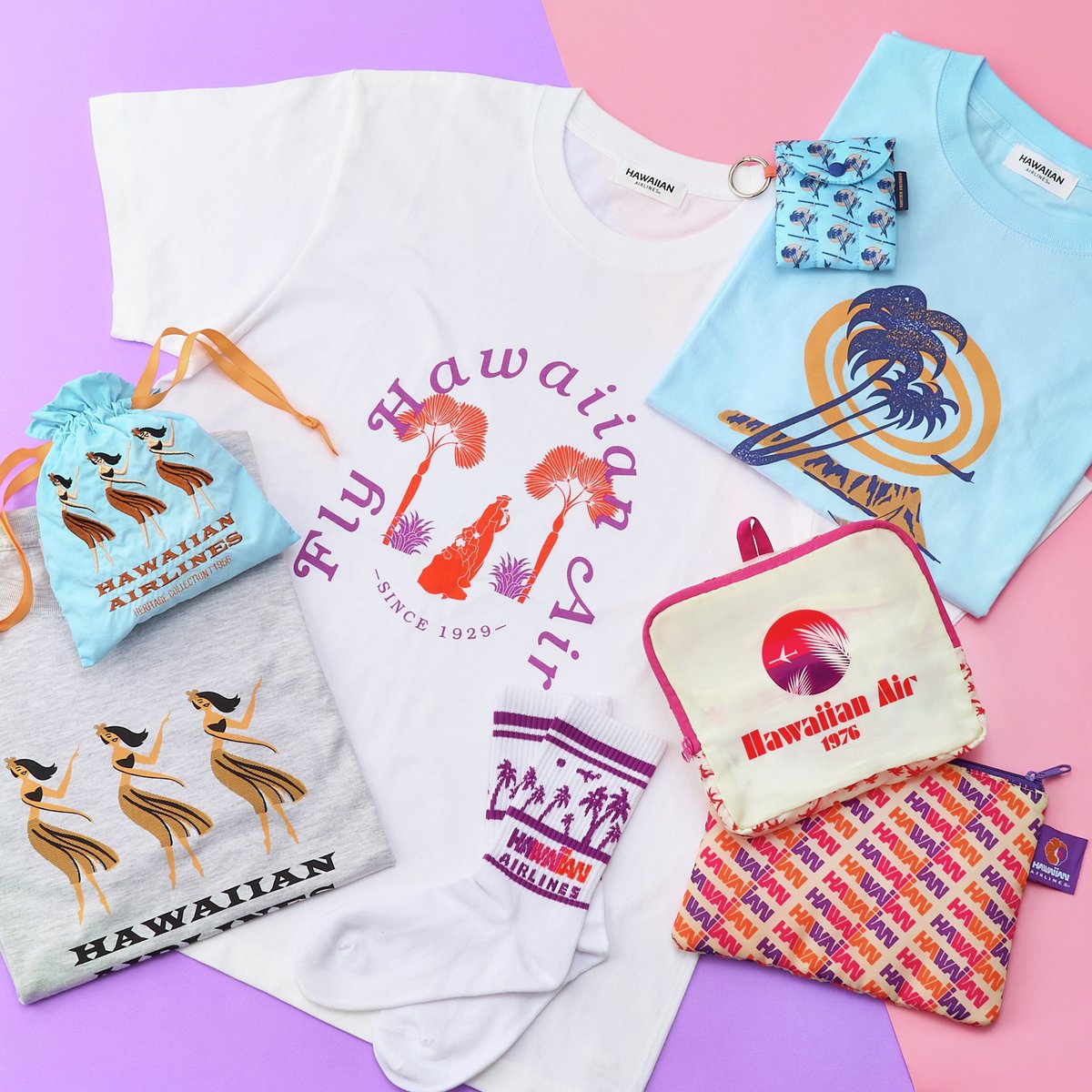 HAWAIIAN AIRLINES プラザ コラボ パープル オールインワン 新品 HAWAIIAN AIRLINES ハワイアン航空 プラザ - メルカリ