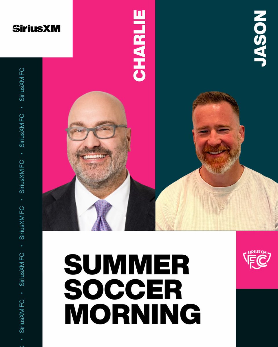 SiriusXMFC's tweet image. SUMMER SOCCER MORNING IS LIVE!!!
🎸 @NashvilleSC Head Coach BJ Callaghan
🔴@Knox_Harrington talks Liverpool
⚫️⚪️@AaronJStokes chats Newcastle
🇺🇸 @MauriceEdu on MLS
📻 Listen Live -> sxm.app.link/siriusxmfc
📱Text Us: 202-596-5880