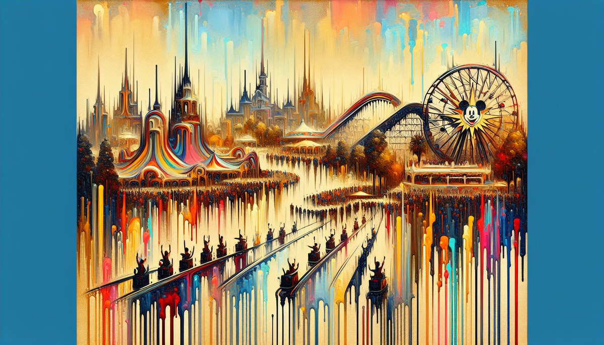 Construction of the first Disneyland theme park officially opened in Anaheim, California on July 18, 1955 
#Disneyland #ThemePark #JacksonPollock #OnThisDay