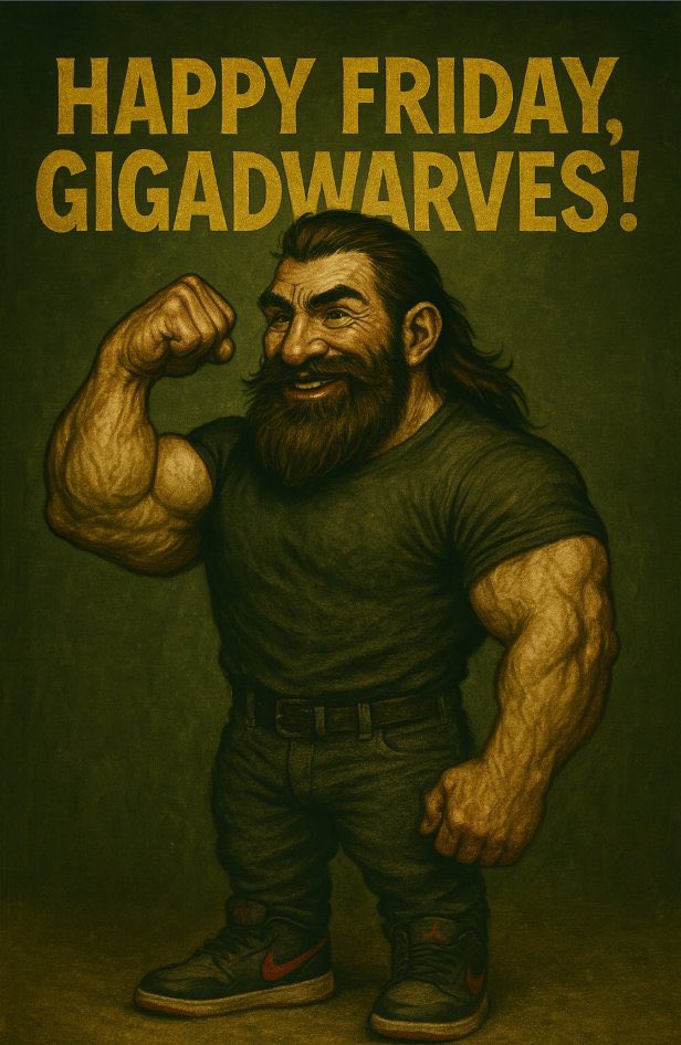 CHEVROLENT_V12's tweet photo. He’s not lifting a barbell—he’s lifting the burden of every rugged chart.
Through smoke, shadow, and shattered coins—he pulls.
Diamond hands. Red weight. One mission.
#HODLculture #DwarfStrong #ChartLifter #BuiltNotPrinted
@gigadwarfcto
Dvg8wf2vp2pD5qaF8vRb1xf3gEVW8o4mJqrUnBZApump
