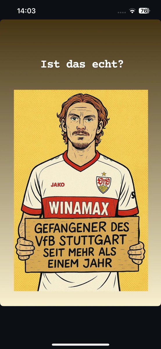 Du armer Kerl…😂😂😂 <a href="/VfB/">VfB Stuttgart</a>