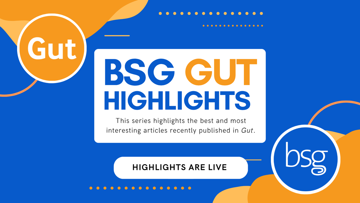BritSocGastro's tweet image. We are delighted to share the July 2025 BSG Gut Highlights! 🤩
This initiative highlights the best and most interesting articles recently published either online or in print in the journal Gut.
Read the latest edition here 👉 ow.ly/xHWW50WpNF2 @Gut_BMJ