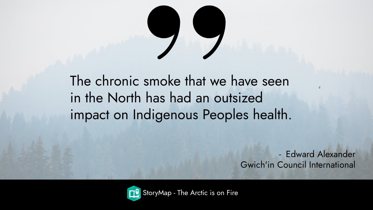 ArcticCouncil's tweet image. Wildfire smoke doesn’t stop at borders. It can travel across continents, harm health, and make evacuation harder by reducing visibility.
And smoke is just one way wildfires affect communities.
👉 Explore more in the StoryMap: The Arctic is on Fire 🔥
🔗arcg.is/145X0b0