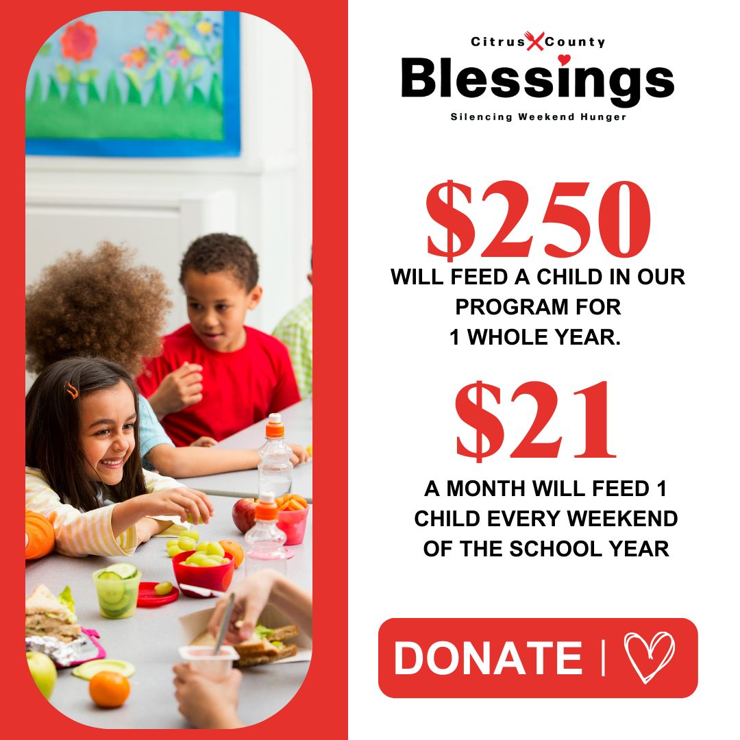🥪📚 A new school year is almost here, and Citrus County Blessings is buzzing with excitement as we prepare our new building to serve the amazing students of Citrus County Schools!

#CitrusCountyBlessings #EndWeekendHunger #AdoptAChild #BackToSchoolWithPurpose