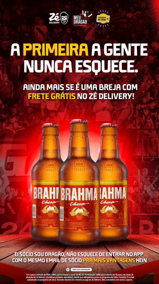 ACGOficial's tweet image. Sócio Meu Dragão, 50% do valor da sua mensalidade é convertida em cupons no app do Zé! 🍻
Para aproveitar é simples: basta se cadastrar no app do Zé Delivery com o mesmo e-mail de sócio e selecionar o cupom na hora do pagamento!
Acesse já > ze.onelink.me/qZhP/72fy2lu5…