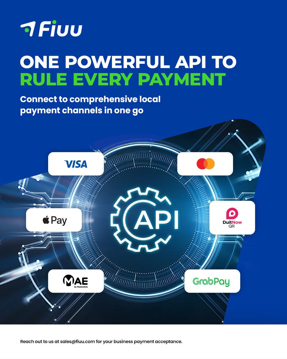 FiuuPayment's tweet image. Managing payments across banks, #ewallets, currencies, and #payment types shouldn’t feel like solving a complex puzzle. With #Fiuu, our seamless single #API integration connects you to all the major payment routes you need quickly and effortlessly.