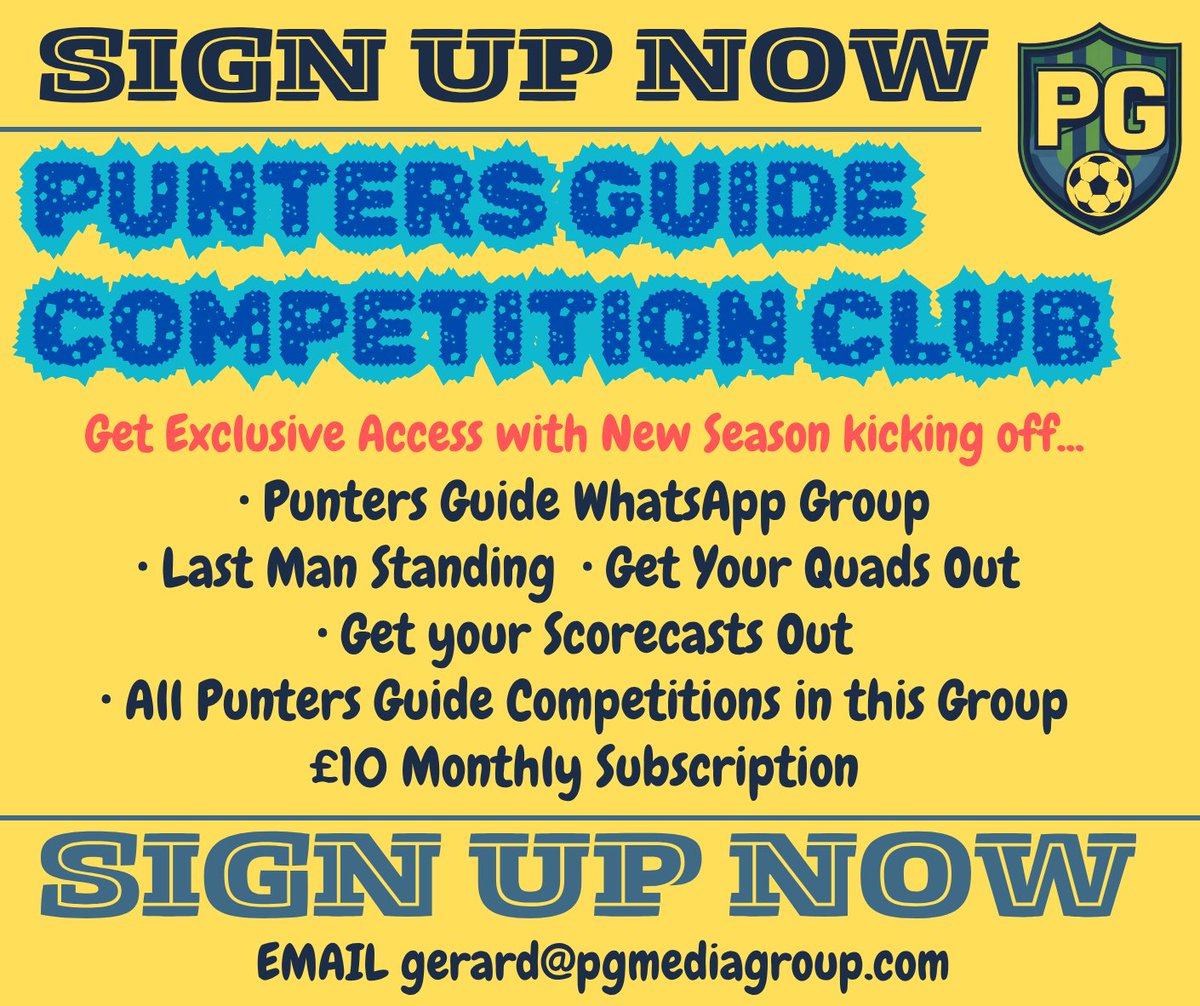 course_ni's tweet image. ⚽️ 𝗦𝗜𝗚𝗡 𝗨𝗣 𝗙𝗢𝗥 𝗧𝗛𝗘 𝗡𝗘𝗪 𝗦𝗘𝗔𝗦𝗢𝗡
Get Exclusive Access with New Season kicking off...
SIGN UP before end of July!
𝗴𝗲𝗿𝗮𝗿𝗱@𝗽𝗴𝗺𝗲𝗱𝗶𝗮𝗴𝗿𝗼𝘂𝗽.𝗰𝗼𝗺
JOIN GROUP facebook.com/groups/4709680…