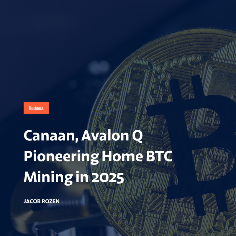 RealCoinGeek's tweet photo. As others shift to AI to survive, Canaan stays the course with Avalon Q.
Their new tool is built to democratize BTC mining, making it easier and more accessible than ever.
Learn more about it here: https://t.co/dHSfBGuywX
#BTCMining #MiningHardware #Canaan #AvalonQ