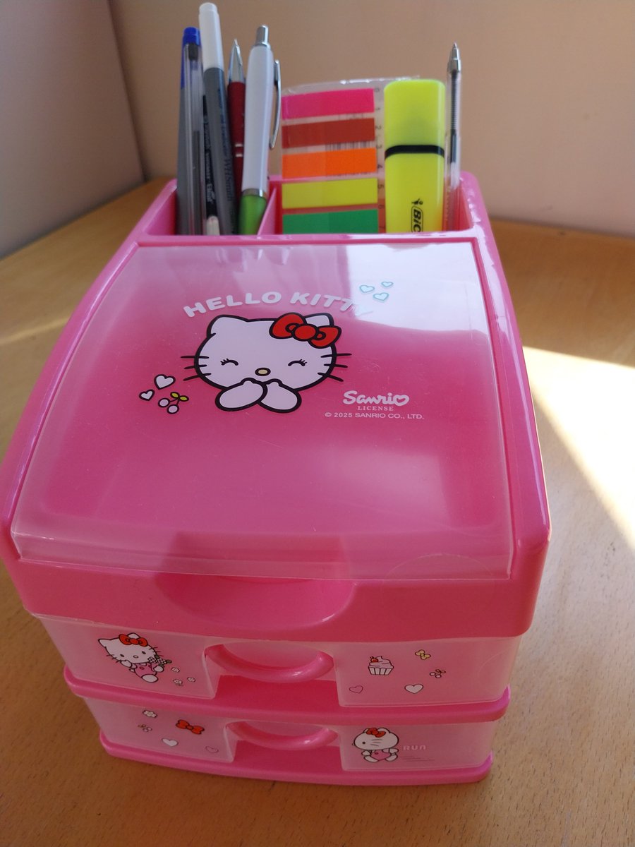 Who likes stationery? New organiser.