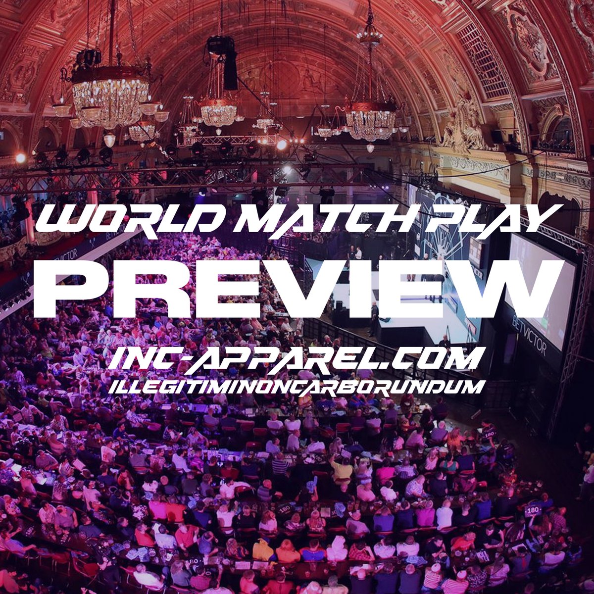 🎯 The 2025 World Matchplay is here — but who’s your pick to win it all in Blackpool? 👀

Here's the full draw, format &amp; matchups in our latest preview 

📍 Read now &amp; comment your prediction!
🔗inc-apparel.com/blogs/inc-appa…

#worldmatchplay  #DartsNews #INCApparel #darts  #Blackpool