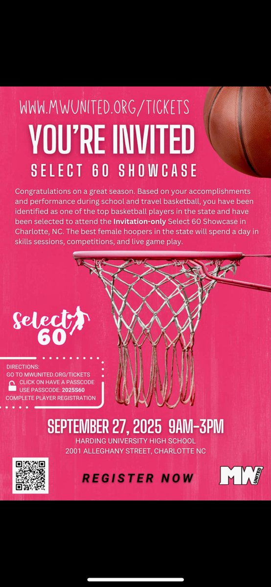 Excited to receive an invitation to the <a href="/Select60/">Select 60 Showcase</a> showcase!