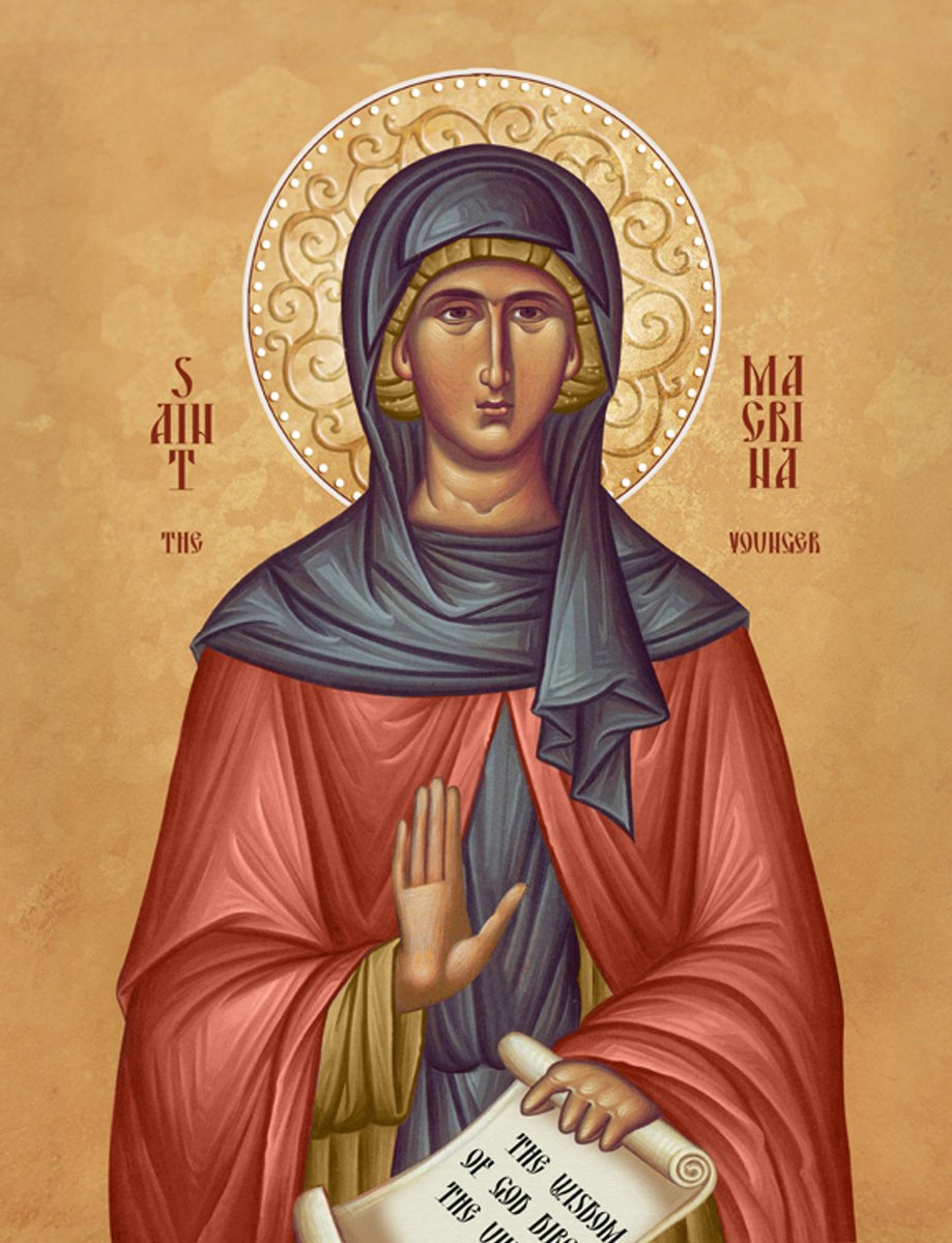 Acolyte_1's tweet image. Today, the Church remembers the witness of St. Macrina.