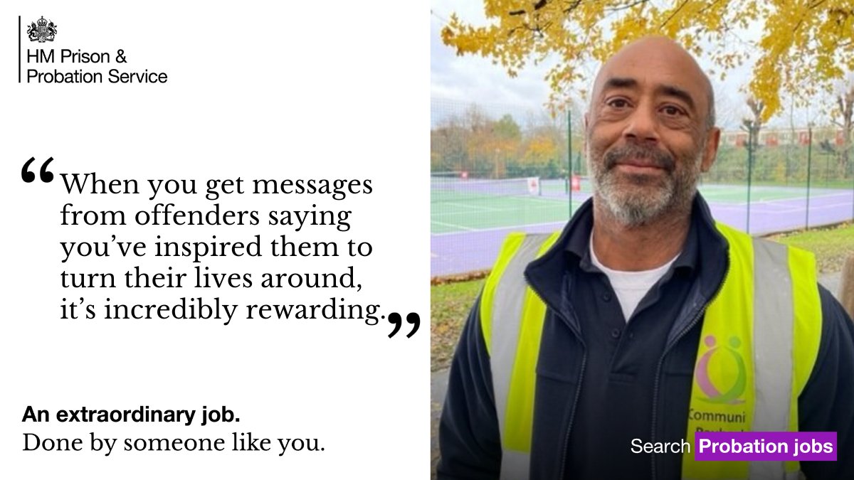 📢 We're hiring in Sheffield!

A rare opportunity to join our Community Payback team as a Placement Coordinator, helping shape local projects that make a real impact.

Be part of something that changes lives.
🔗 justicejobs.avature.net/internalcareer… 
#Jobs #Sheffield #HMPPS #CommunityPayback