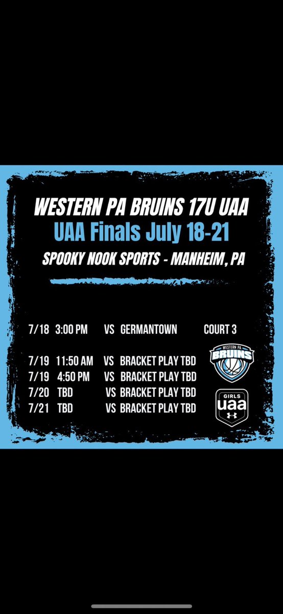 Jayla Koser (@jayla_koser) on Twitter photo Coaches please come check out me and my team at the GUAA Finals in Manheim, PA! Can’t believe it’s my last AAU tournament ever! So blessed for these opportunities. c/o2026 #2 <a href="/WPABruins2026/">WPA Bruins UAA 2026</a> <a href="/UANextGHoops/">Girls UAA</a> <a href="/WPABruinsAAU/">WPABruinsAAU</a> <a href="/CPABruinsAAU/">CPABruinsAAU</a> <a href="/KPannell71/">“KP”</a> Coaches please come check out me and my team at the GUAA Finals in Manheim, PA! Can’t believe it’s my last AAU tournament ever! So blessed for these opportunities. c/o2026 #2 <a href="/WPABruins2026/">WPA Bruins UAA 2026</a> <a href="/UANextGHoops/">Girls UAA</a> <a href="/WPABruinsAAU/">WPABruinsAAU</a> <a href="/CPABruinsAAU/">CPABruinsAAU</a> <a href="/KPannell71/">“KP”</a>