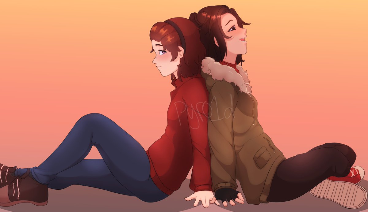 Pyroid_s's tweet image. Qiu and Zia
#ourlifenowandforever #OLNF #QiuLin #oc #digitalArt #Fanart