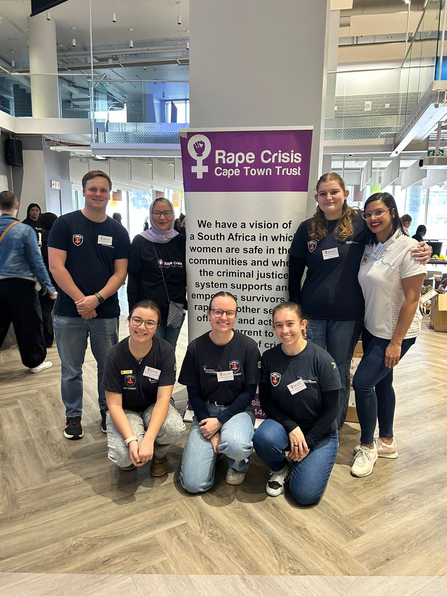 CPUT's tweet image. This small group of Emergency Medical Care students made a big impact this Mandela Day. They raised over R20 000 for the Rape Crisis Centre and today they are assisting with the packing of thousands of care packs which will be given to victims of sexual assault. The fundraising…