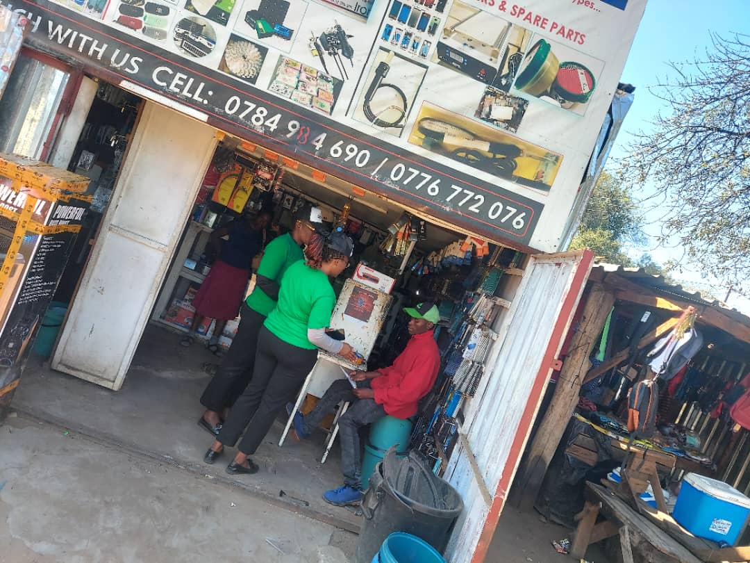 JSC staff members interacting with the public in Chiredzi and Triangle during the IECMS awareness campaign in Masvingo Province.