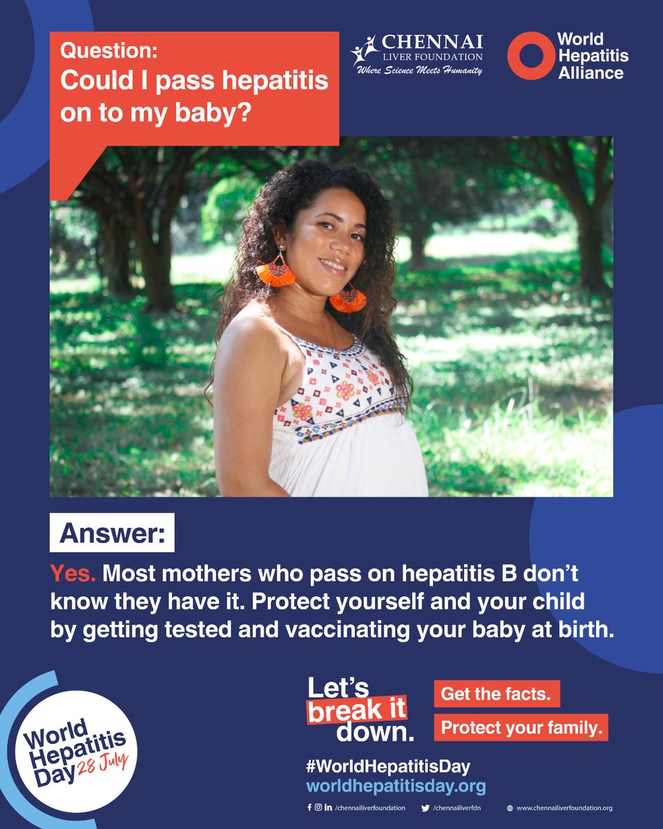 Many don’t know they’re infected with hepatitis because it shows no symptoms. Yet, it can be passed to newborns at birth.

A simple vaccine can protect your baby for life.
Give your baby lifetime protection-starting day one.

#CLF #WorldHepatitisDay2025 #WorldHepatitisAlliance