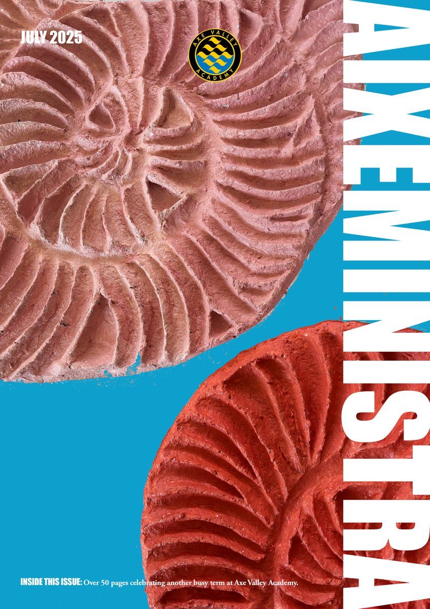 Please find on our website our July Aixeministra - over 50 pages celebrating a wonderful Summer term here at Axe Valley Academy. axevalley.bep.ac/newsletters
#weareava #everythingforeveryone