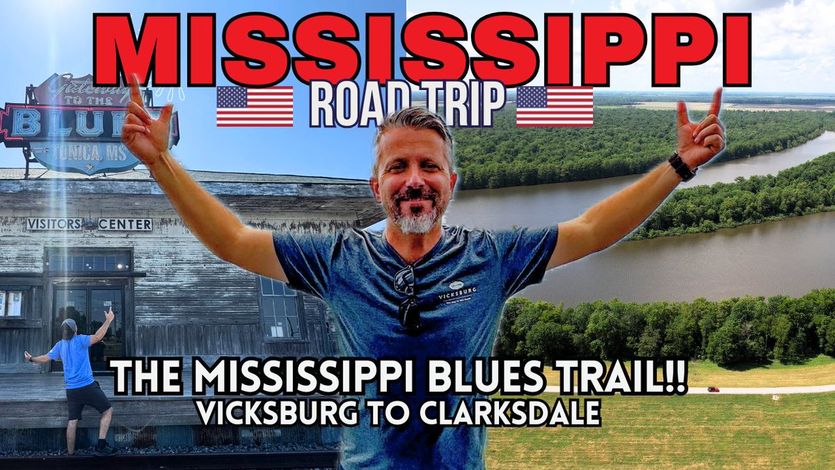 IntrepidEscape's tweet image. NEW VIDEO!! 🎥🥳

Mississippi Road Trip!! Exploring the Mississippi Blues Trail from Vicksburg to Clarksdale 😍🇺🇸

➡️ youtu.be/WP4bmUP4mVc

#VisitMS #MississippiState Ad