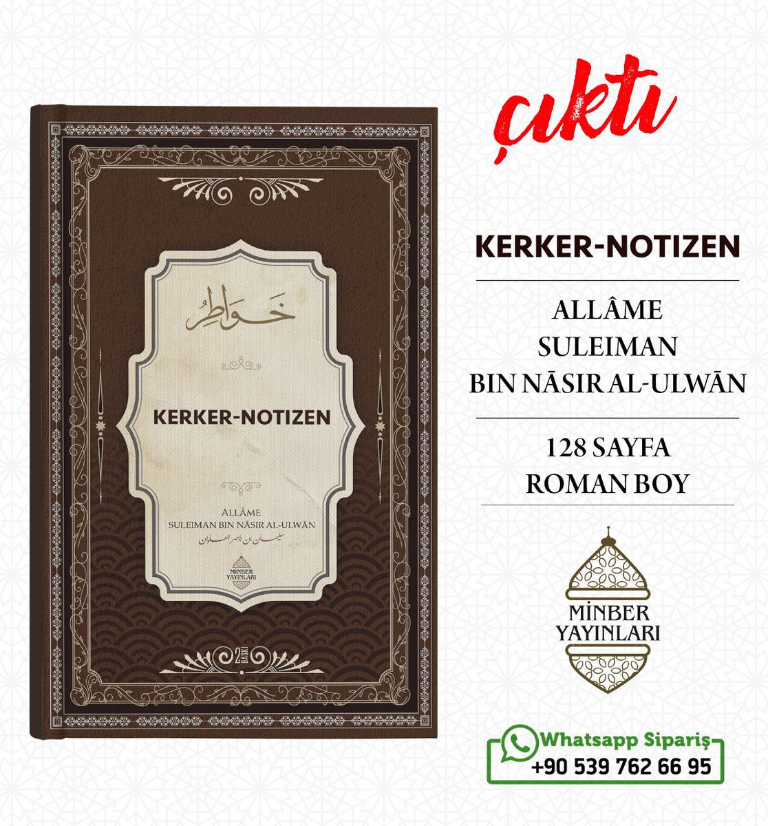 Musaolgachoca's tweet image. Almanca bilenler için istifade edecekleri faydalı bir kitap. Arapçadan Almancaya çevirilmiş