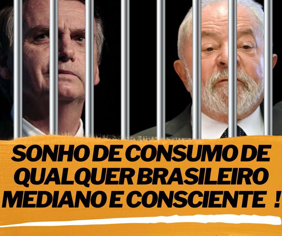 RasputinCarva's tweet image. Ohhhh sonhoooo e na mesma jaula ! 
Quem mandou preferir Lula solto ?