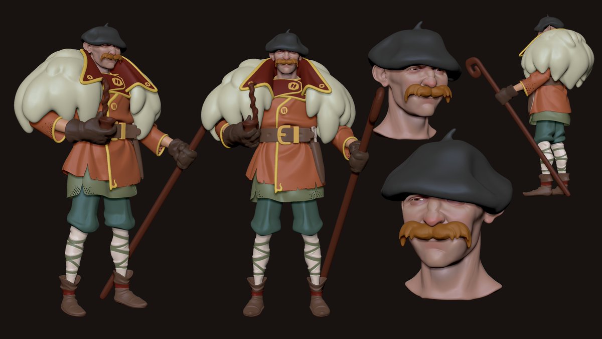 JCaronChara's tweet image. Calling this sketch done, it was nice to focus on more sculpting and not think about any optimisation and all that. Once again original concept by @FixTheDeadCat go check out his profile it's great.馃悜馃悜馃悜