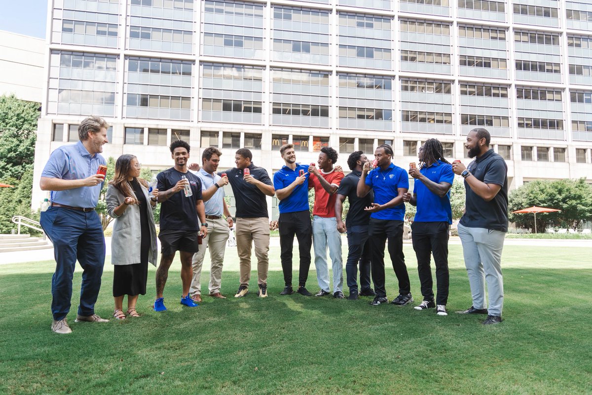 Building great men starts with showing them what’s possible.

Today, our players visited Coca-Cola HQ and met with Georgia State alumni who are now executives at one of the world’s most iconic brands.

They left with vision, game plans, and a powerful network.

#NewATLANTA