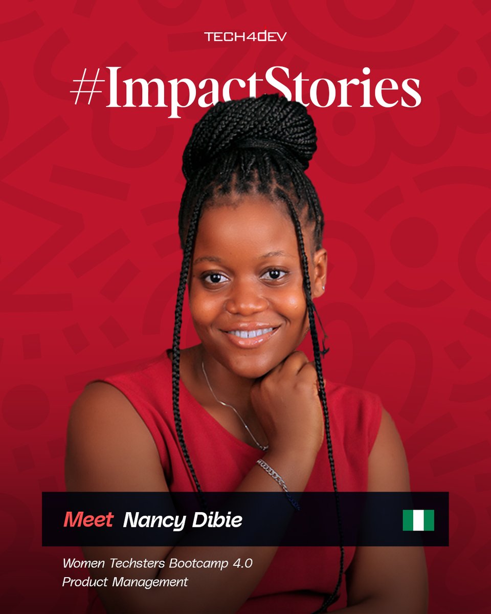 Tech4DevHQ's tweet image. Nancy Dibie, a Customer Service and Administrative Officer with a background in Crop Science, found her path into tech through curiosity and a desire to solve real-world problems. Her growing interest in tech-enabled solutions led her to actively search for programs that could…