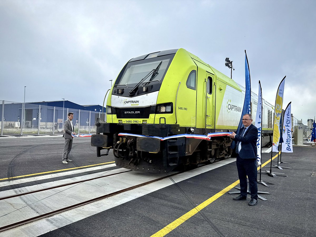 cinea_eu's tweet image. We welcome the inauguration of the Port of Cherbourg rail terminal 🇫🇷🚆
The newly opened Cherbourg-Mouguerre multimodal motorway offers opportunities for sustainable trade in #EU thanks to #CEFTransport support.