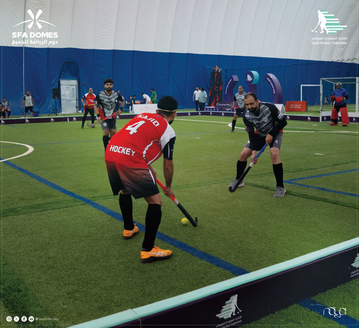 اجواء حماسية في انطلاقة بطولة المنطقة الشرقية!🔥🏑
اليوم الأول كان مليان إثارة ولقطات تنافسية!

مستعدين لليوم الثاني؟ 💥
شاركنا لقطتك على هاشتاق #لقطتك_في_الملعب
وخلّك جزء من الحدث! 👊

#الاتحاد_السعودي_للهوكي
#بطولة_المنطقة_الشرقية