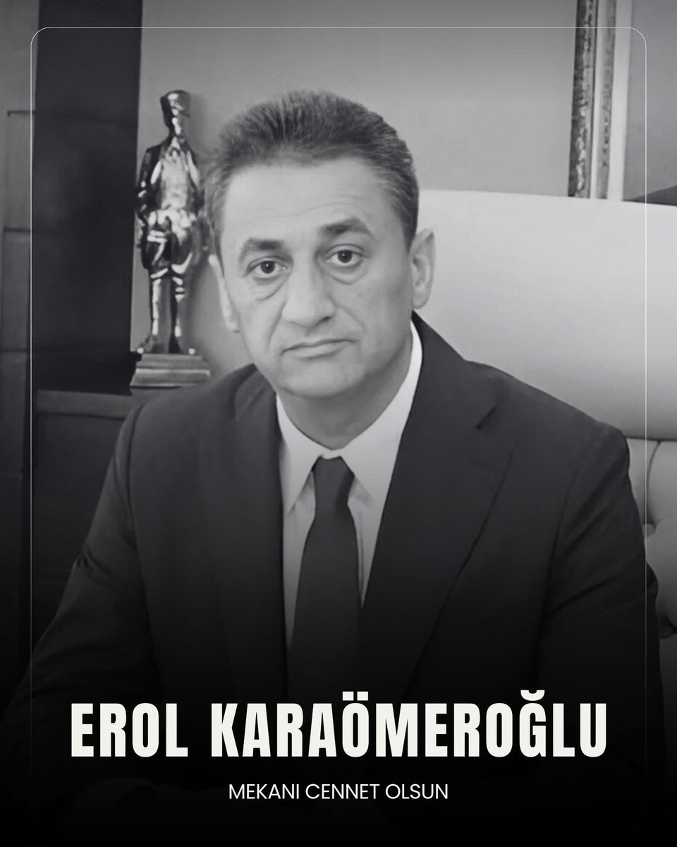 İlimizde geçirdiği trafik kazası sonrası tedavi gördüğü hastanede hayatını kaybeden Vali-Mülkiye Başmüfettişi Erol Karaömeroğlu’na Allah’tan rahmet, ailesine ve mülki idare camiasına baş sağlığı diliyoruz.