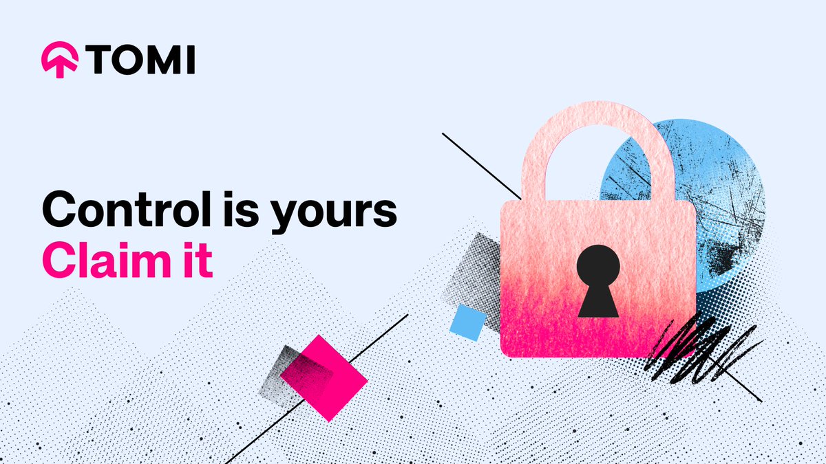 tomipioneers's tweet image. Tired of being the product? 🫠

TOMI puts you back in control - no data harvesting and no middlemen.

Enjoy private chats, easy payments, and an identity you actually own.

It&apos;s your digital life. Take it back. 📣