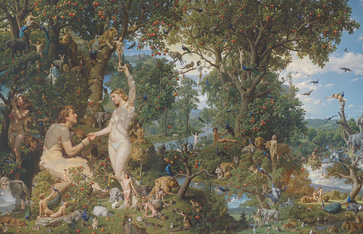 RightOnRicky_'s tweet image. GM 
echoes of eden 
#nAÏve_art #RemixEverything