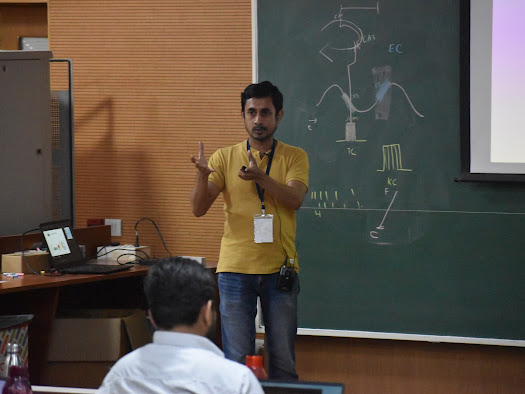 camp_course's tweet image. Thank you, Prof. Subhasis Ray, for gracing CAMP 2025 with talks on cross species neurophysiology, olfaction in hatchling locusts & dendritic computation and for the MOOSE tutorial, which offered a hands on introduction to a versatile tool for simulating detailed neural systems.