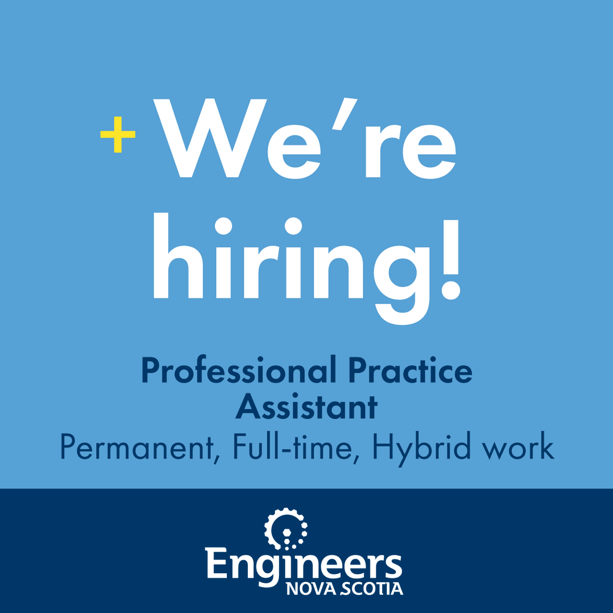 EngineersNS's tweet image. Engineers Nova Scotia is looking for a Professional Practice Assistant to join our team! This full-time, hybrid position is based in Halifax and supports our Professional Practice team with compliance, enforcement, and regulatory work.
Learn more here: ca.indeed.com/viewjob?from=a…
