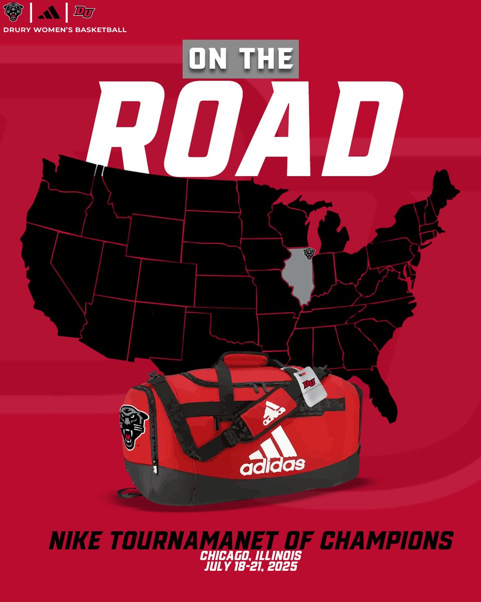 DULadyPanthers's tweet image. BACK ON THE ROAD!
Find @CoachPRichards4 in Chicago this weekend looking for the next great Lady Panthers!
#OneDrury